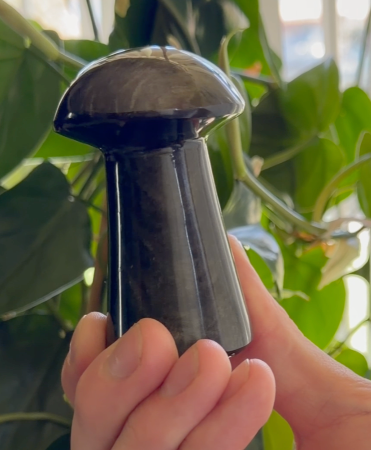 Gold Sheen Obsidian | 3.5" Mushroom Crystal
