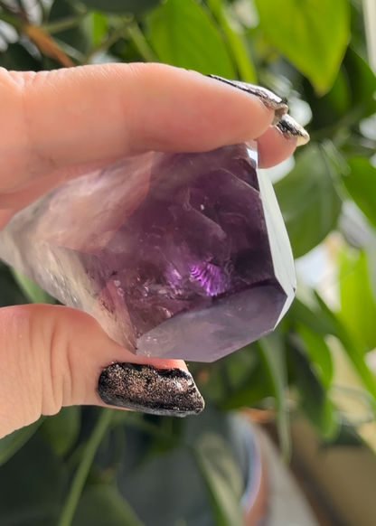 Amethyst Wand | 6.5" Amethyst Natural Crystal | Polished Point
