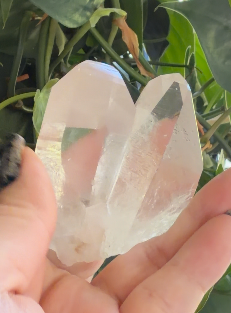 Clear Quartz Tantric Twin | "Soulmate" Crystal