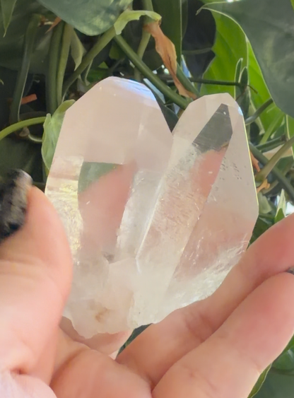 Clear Quartz Tantric Twin | "Soulmate" Crystal