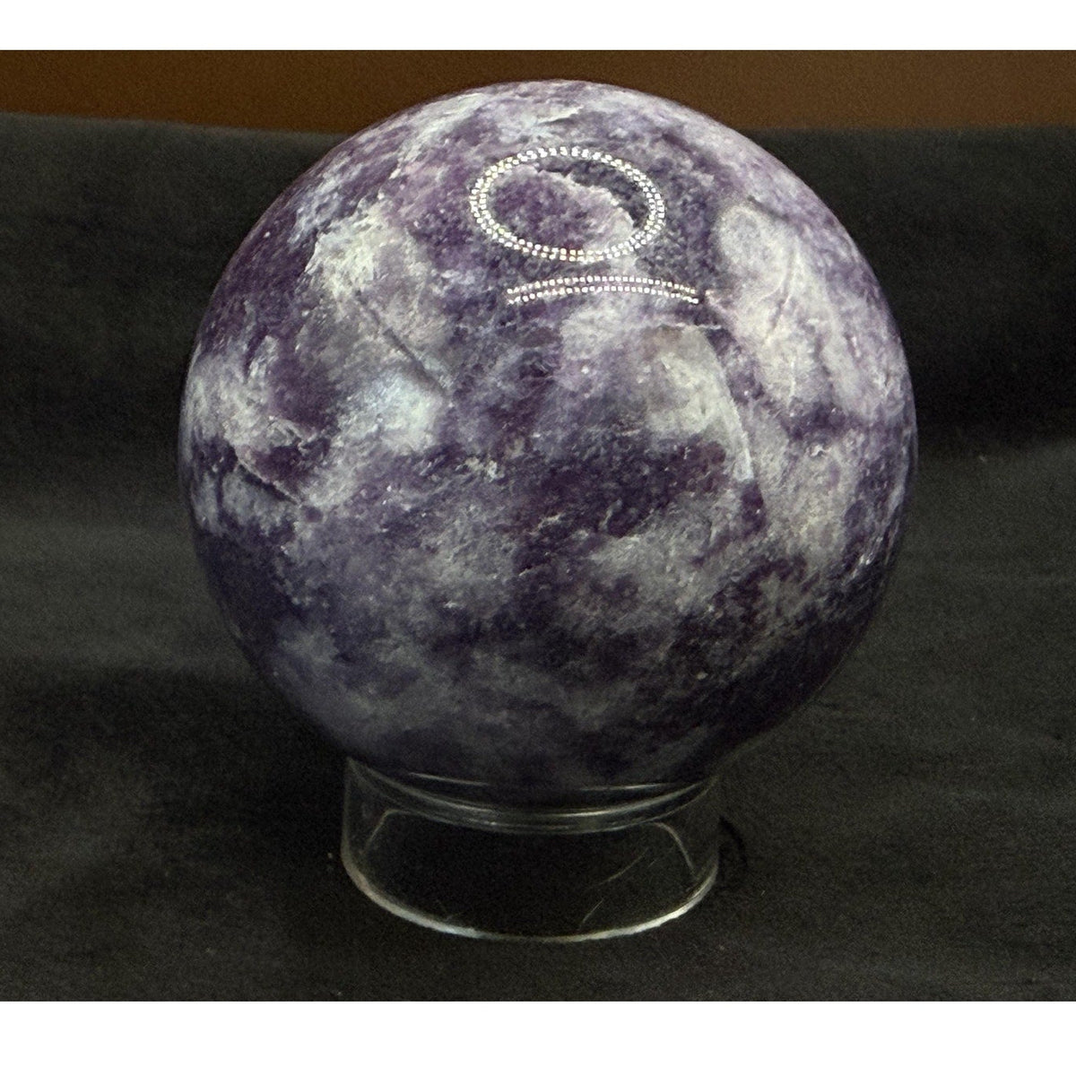 Large Lepidolite Galaxy Sphere | 2.3" Polished Sphere