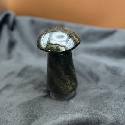 Gold Sheen Obsidian | 3.5" Mushroom Crystal