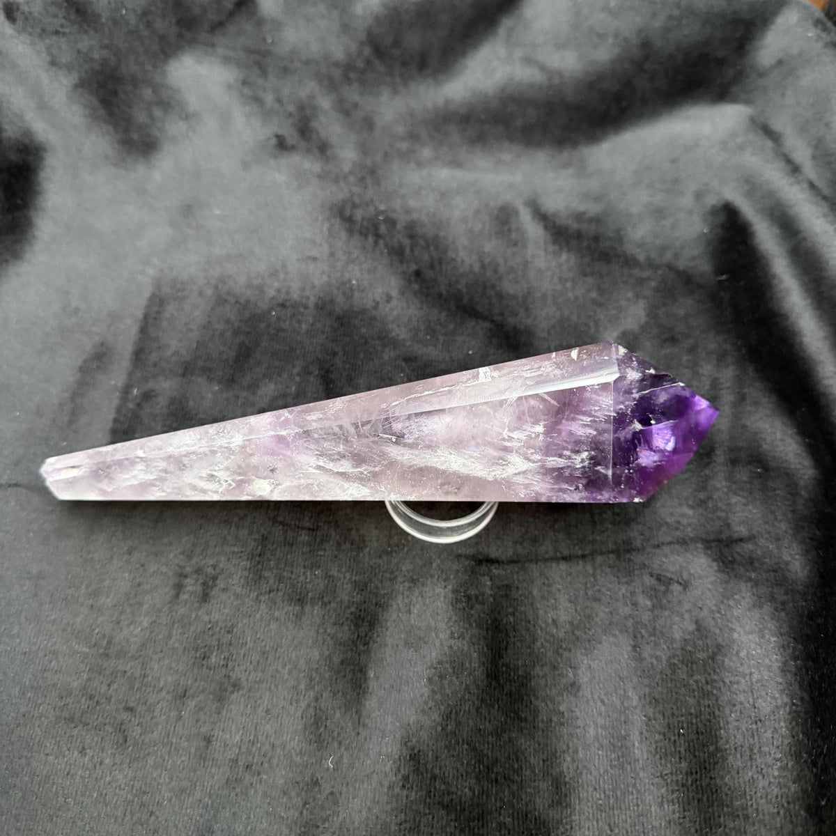 Amethyst Wand | 6.5" Amethyst Natural Crystal | Polished Point