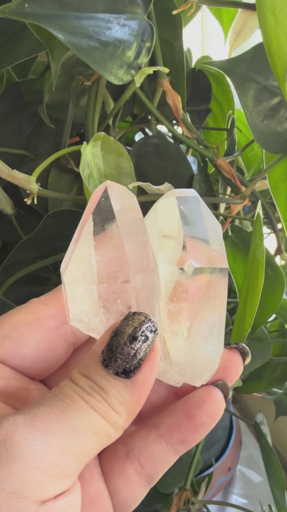 Clear Quartz Tantric Twin | "Soulmate" Crystal