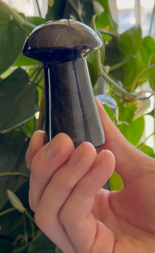 Gold Sheen Obsidian | 3.5" Mushroom Crystal